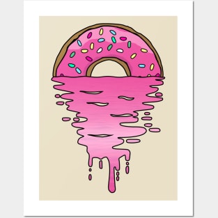 Donut Sunset Posters and Art